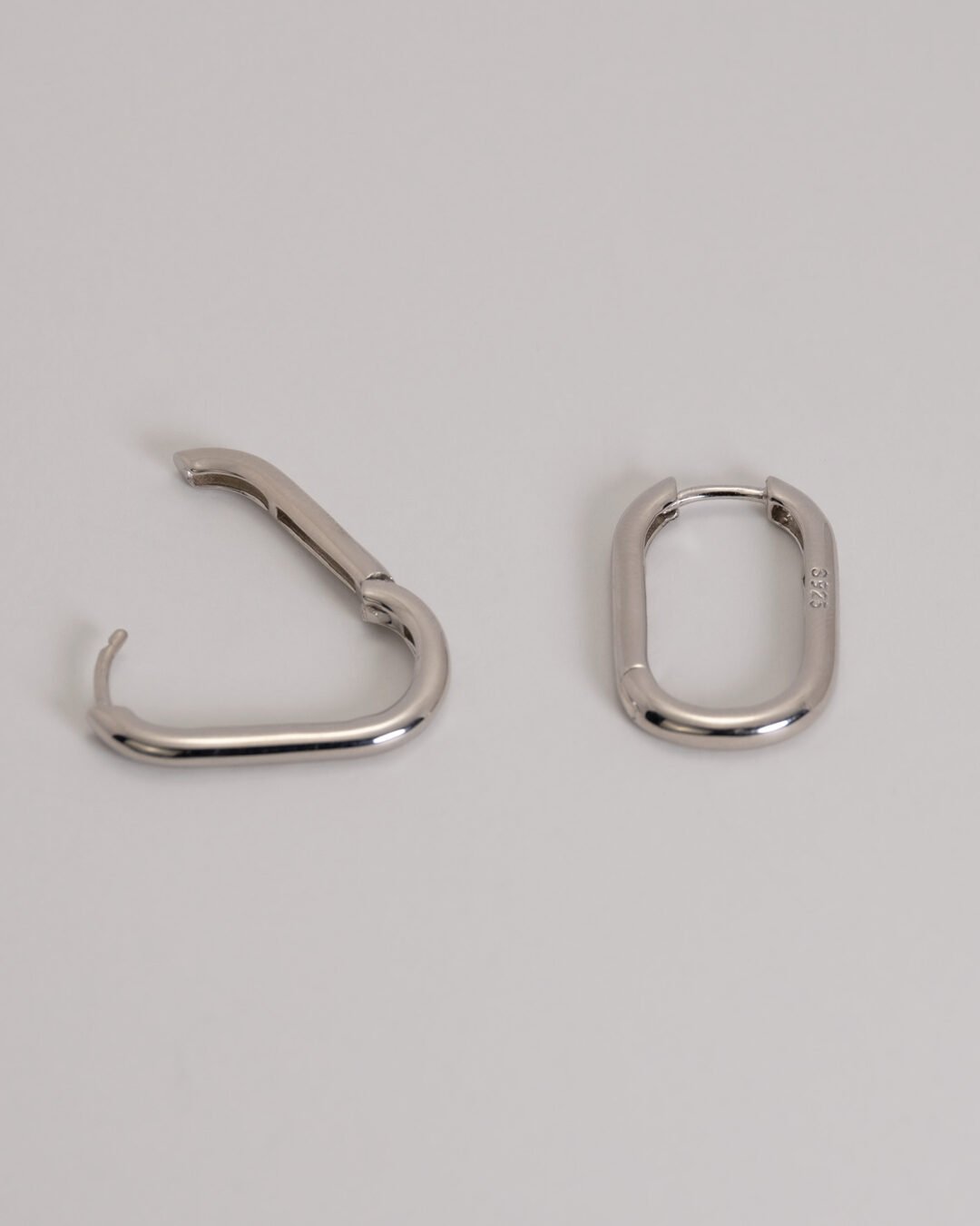 clip earrings silver open